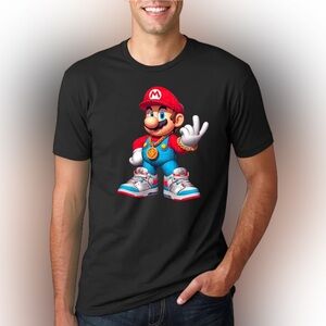 Limited Edition Streetwear Mario Inspired Graphic Tee